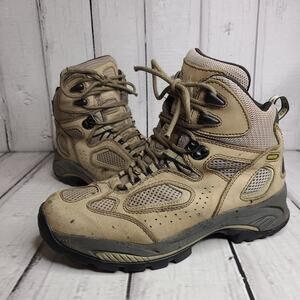 Vasque Women's Gore-Tex Brown Hiking Boots Shoes #7465 Size 9.5 Wide Vibram